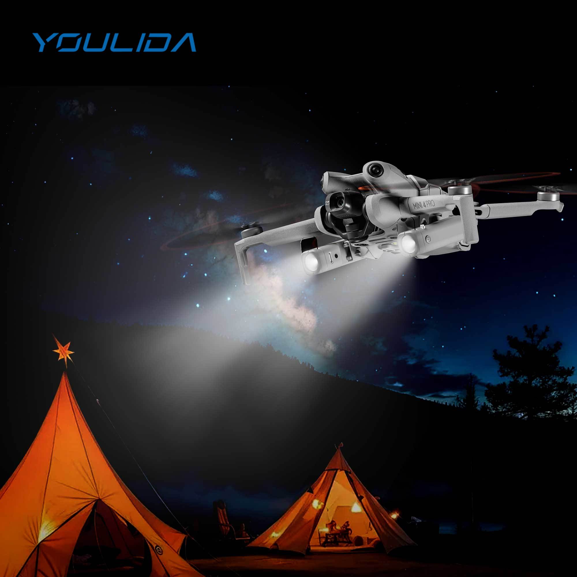 Drone Landing Gear - For DJI Mini 4 Pro LED