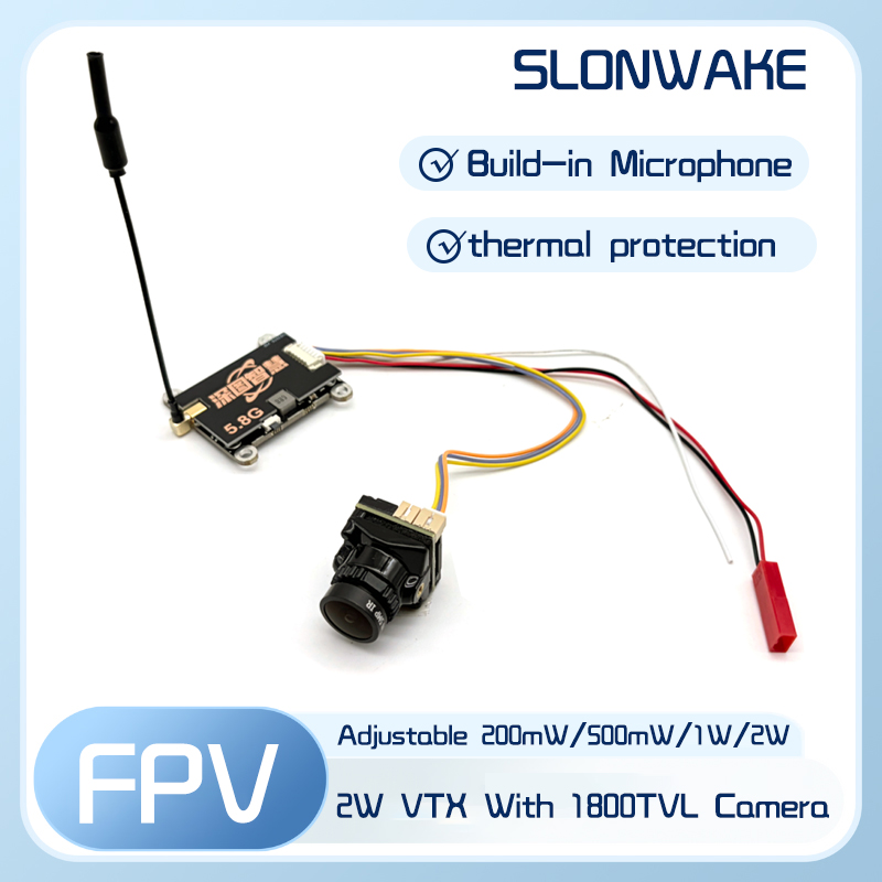 SLONWAKE 5.8G 56CH 2W transmit - огляд і ціна Drone Frame